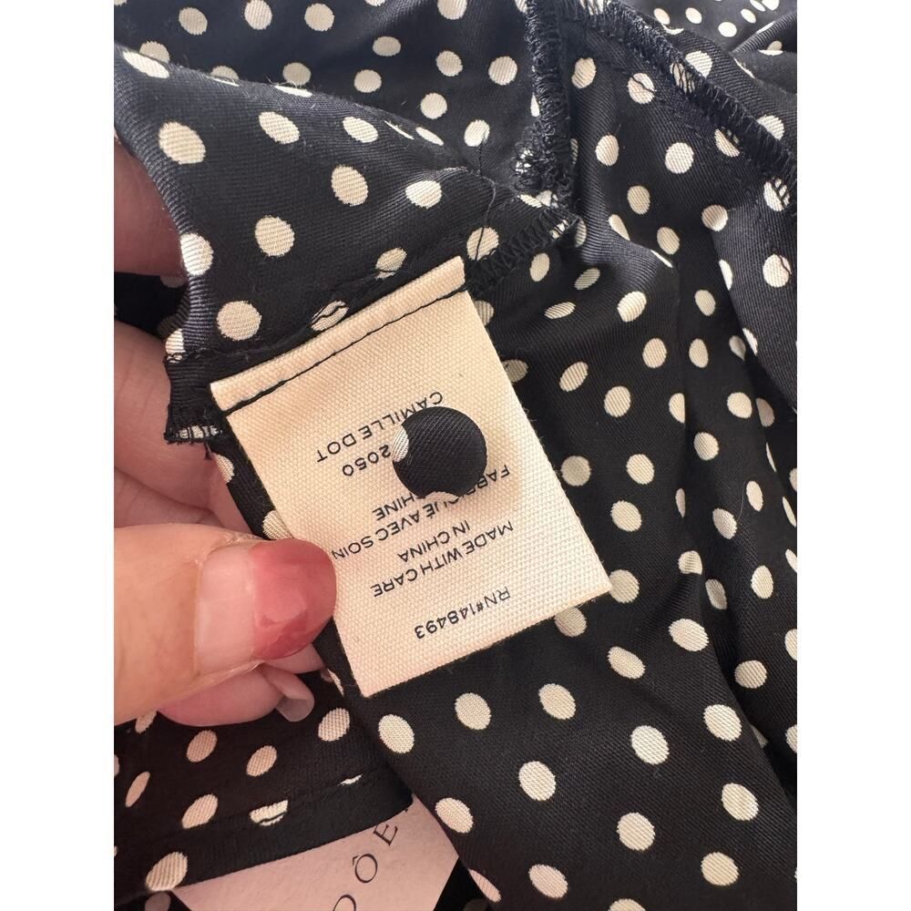 Doen Narcisse silk blend dress in camille dot L - Picture 8 of 9
